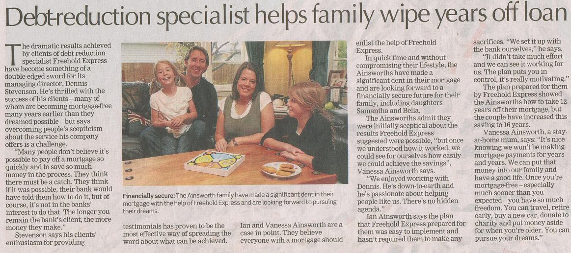 Ainsworth Press Article 19.06.2013